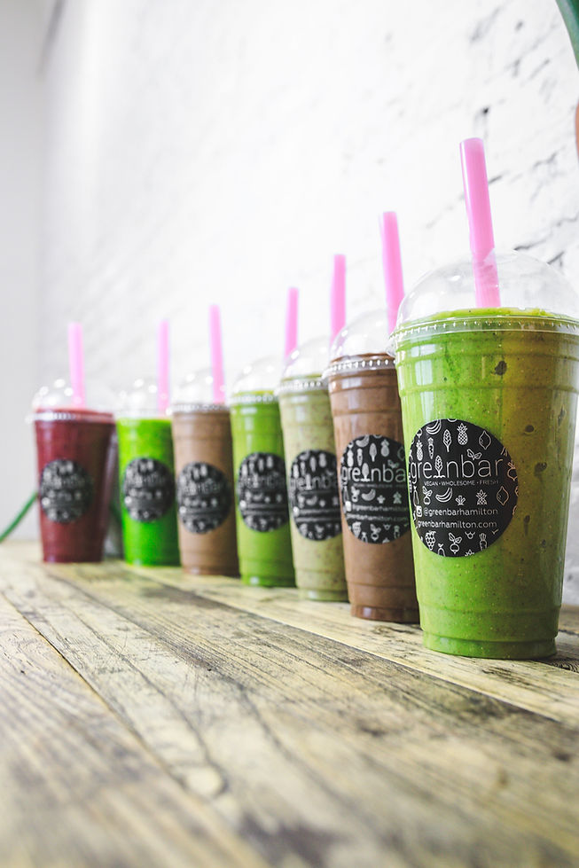 Multipie smoothies in a lineMultipie smoothies in a line