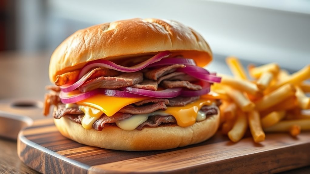 cheddar sauce roast beef