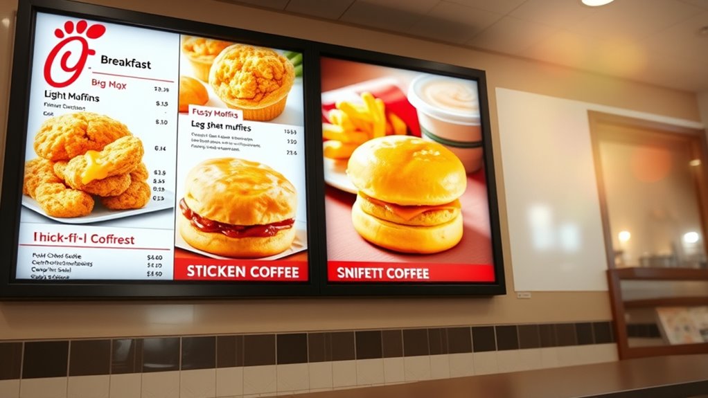 chick fil a breakfast menu prices