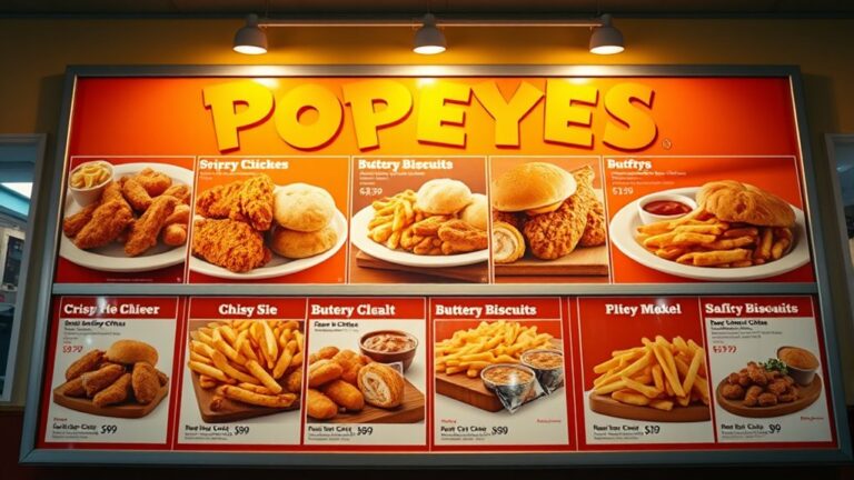 Popeyes Menu With Prices